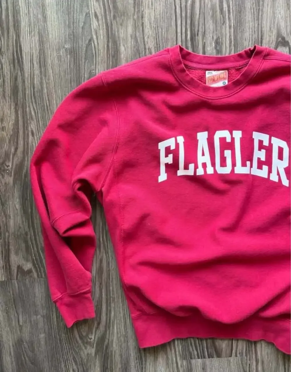 Vintage MV Sports Pro Weave Flagler Crewneck